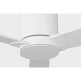 Matte White Housing with Matte White Blades Rozzen 32inch Hugger Ceiling Fan by Visual Comfort Fans