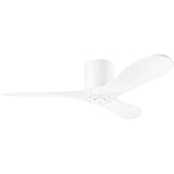Matte White Housing with Matte White Blades Maverick smart 44" Hugger Ceiling Fan by Visual Comfort Fans
