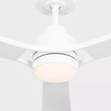 Matte White Housing with Matte White Blades Trillium Smart 60" LED Ceiling Fan by Visual Comfort Fans