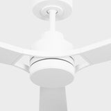 Matte White Housing with Matte White Blades Trillium Smart 60" LED Ceiling Fan by Visual Comfort Fans