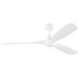 Matte White Housing with Matte White Blades Valiant Smart 60" Ceiling Fan by Visual Comfort Fans