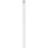 Matte White Threaded Fan Downrod by Visual Comfort Fans