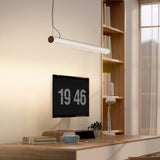 Matt Pure White Turner Linear Pendant by Seed Design