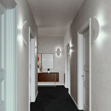Matte White Vela Wall Sconce by Penta in Corridor Area