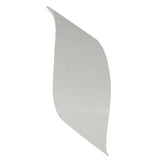 Matte White Wave Ceramic LED ADA Wall Sconce by Justice Design