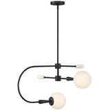 Maude Pendant Light Black By Lark Living - Side View4
