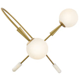 Maude Pendant Light Lacquered Brass By Lark Living - Down View