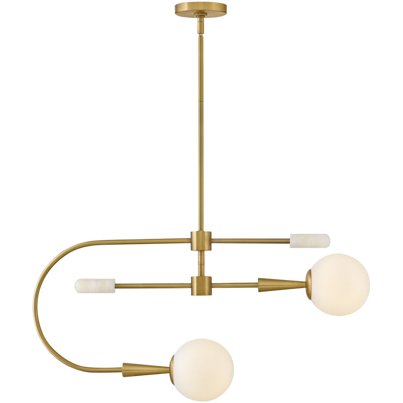 Maude Pendant Light Lacquered Brass By Lark Living
