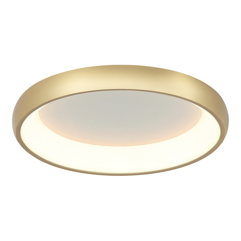 Maverick Flush Mount 12 Inch Brushed Gold
