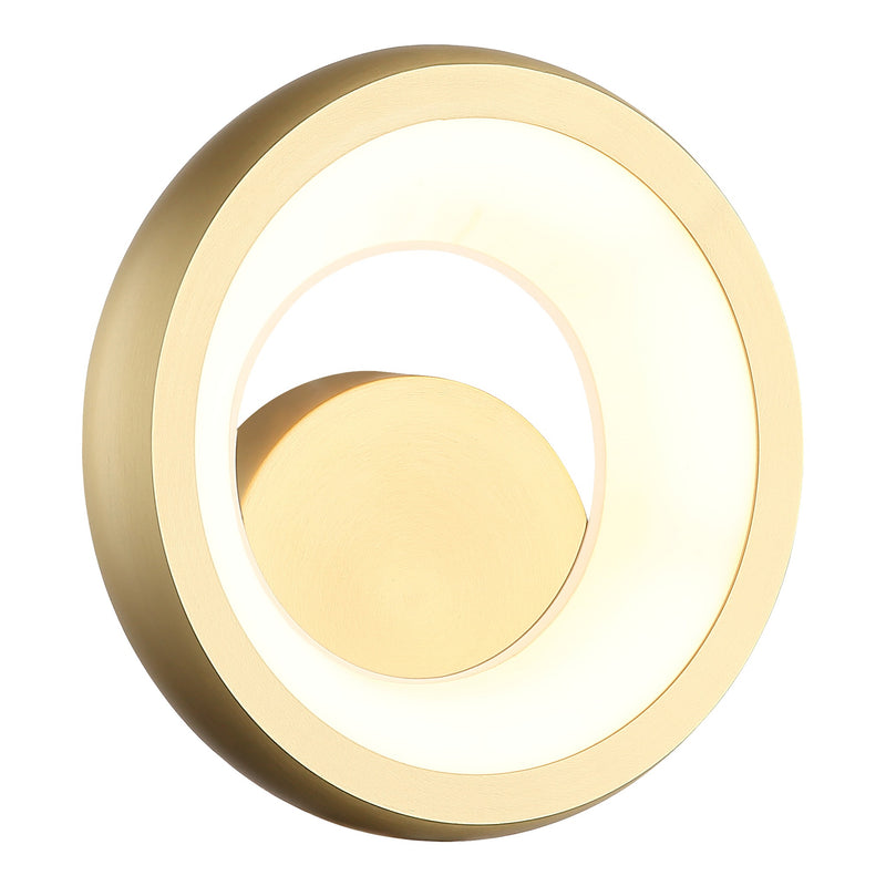 Maverick Wall Sconce 8 Inch Brushed Gold
