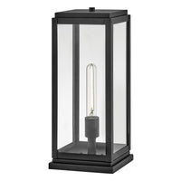 Max Medium Pier Mount Lantern - Black - by Hinkley