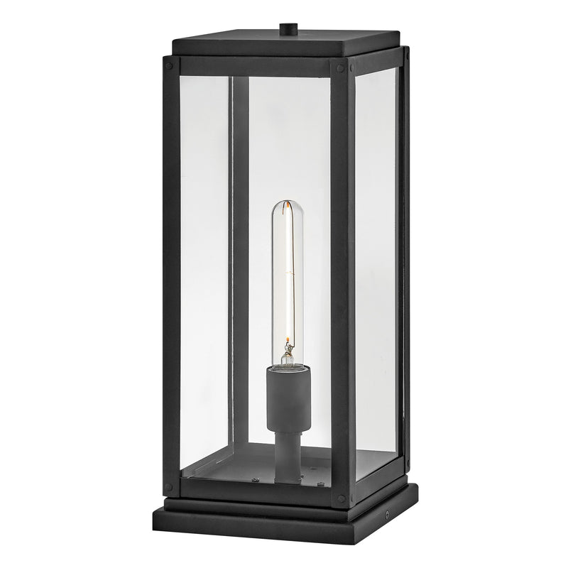 Max Medium Pier Mount Lantern - Black - by Hinkley