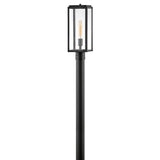 Max Medium Post Mount Lantern - Black - by Hinkley