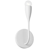 Maya Small Sconce Matte White By Generation Lighting - Side View1