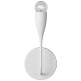 Maya Small Sconce Matte White By Generation Lighting