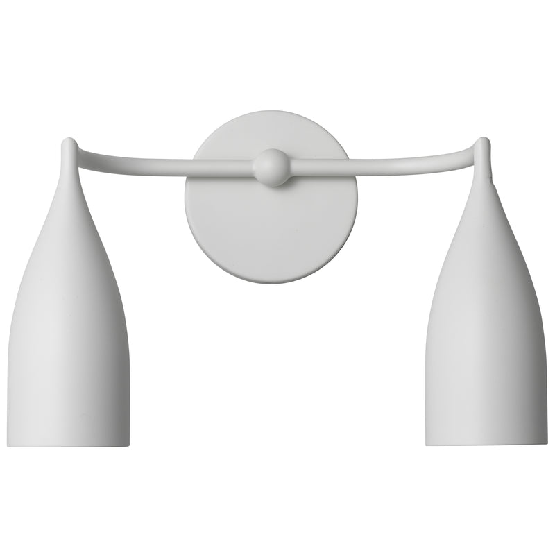 Maya Vanity Lights 2 Lights Matte White By Generation Lighting