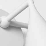 Maya Vanity Lights 3 Lights Matte White By Generation Lighting - Detailed View2
