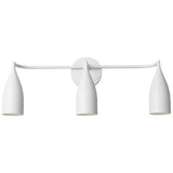 Maya Vanity Lights 3 Lights Matte White By Generation Lighting - Front View1