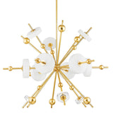 Maynard Chandelier - 12-Light - Aged Brass by Hudson Valley