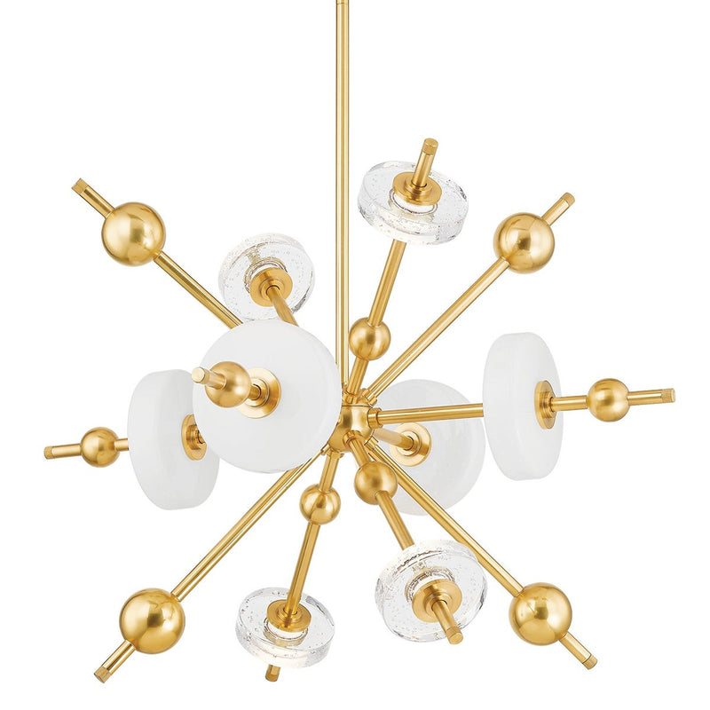 Maynard Chandelier - 8-Light - Aged Brass by Hudson Valley