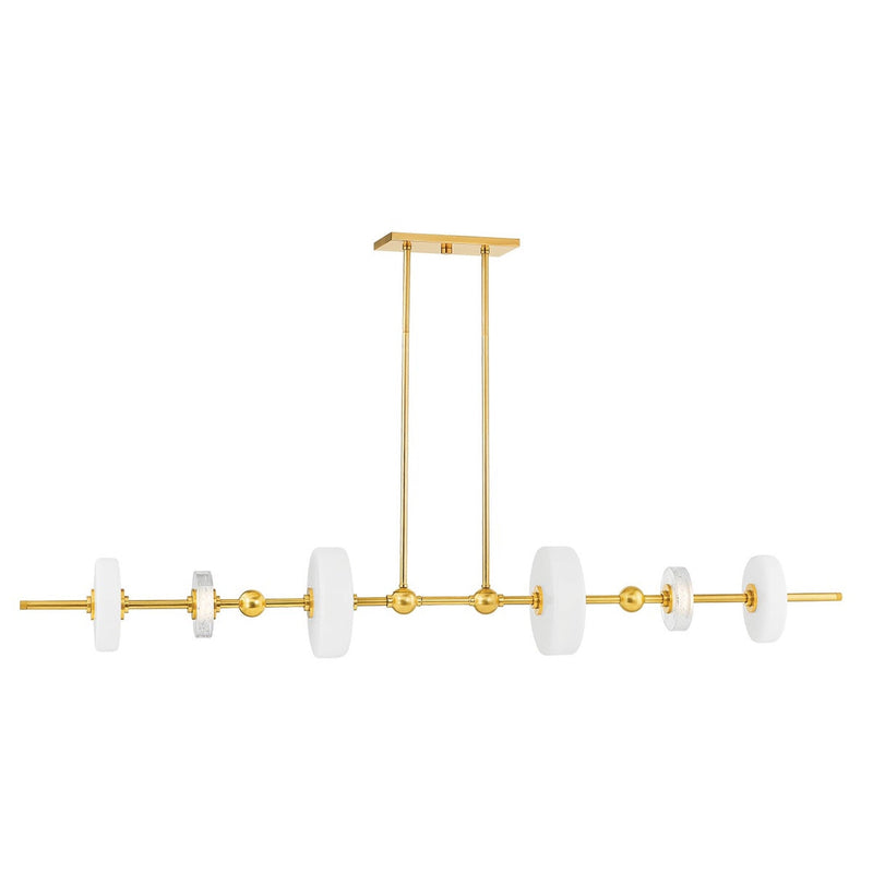 Maynard Linear Suspension - Aged Brass by Hudson Valley