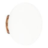 Mayu Wall Sconce 10 Inch Aged Gold Brass