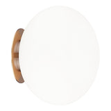 Mayu Wall Sconce 8 Inch Aged Gold Brass