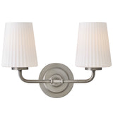 McKenna Vanity Light 2 Lights Antique Nickel By Hinkley