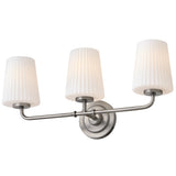 McKenna Vanity Light 3 Lights Antique Nickel By Hinkley - Side View2
