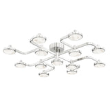 Meander Semi Flush - 43.25 Inch - Polished Nickel by Hudson Valley