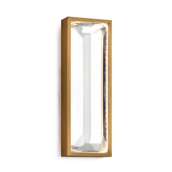 Medallion Rectangular LED Sconce By Studio M Side View