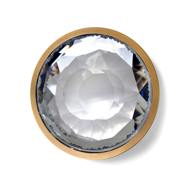 Medallion Round LED Sconce Gold By Studio M