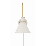 Medford Task Sconce 7'' White