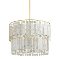 Melisa Chandelier - Aged Brass