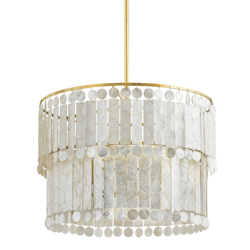 Melisa Chandelier - Aged Brass