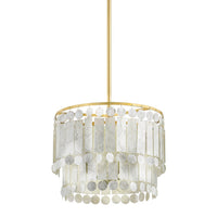 Melisa Pendant - Aged Brass