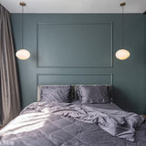 Melotte Pendant Light Medium Aged Gold Brass By Matteo - Lifestyle View