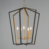 Melrose Pendant Black / Natural Aged Brass by Maxim Lighting