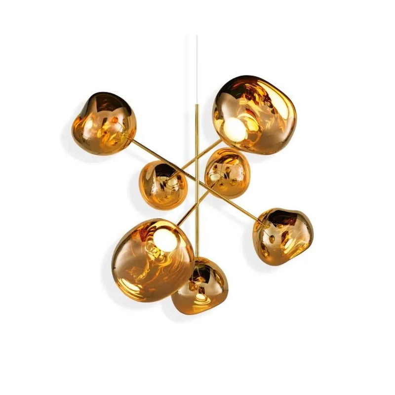 Melt Stand Floor Lamp By Tom Dixon, Size: Large, Finish: Gold