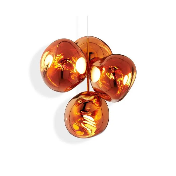Melt Stand Floor Lamp By Tom Dixon, Size: Small,  Finish: Copper