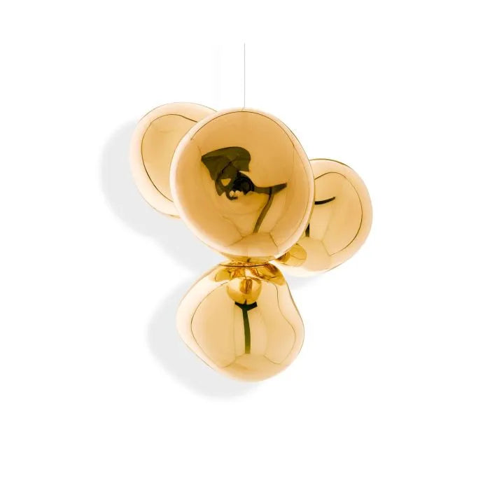 Melt Stand Floor Lamp By Tom Dixon, Size: Small,  Finish: Gold