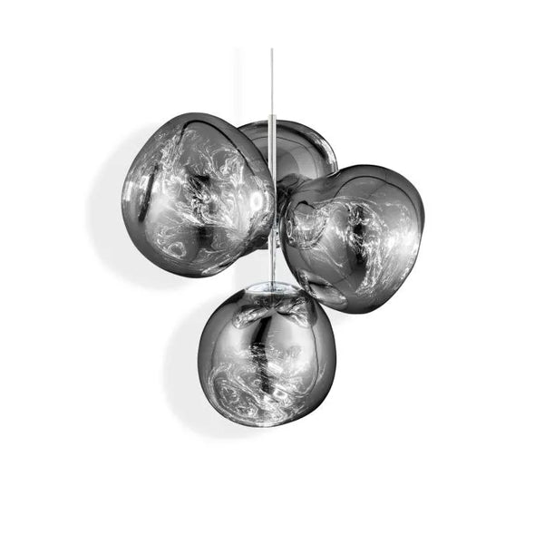 Melt Stand Floor Lamp By Tom Dixon, Size: Small,  Finish: Chrome