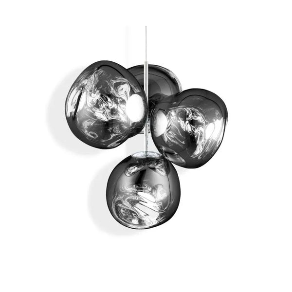 Melt Stand Floor Lamp By Tom Dixon, Size: Small, Finish: Chrome