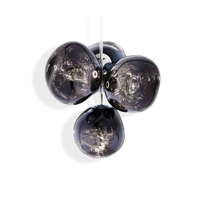 Melt Stand Floor Lamp By Tom Dixon, Size: Small,  Finish: Smoke