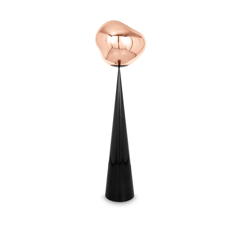 Melt Cone Fat Floor Lamp By Tom Dixon, Finish: Copper