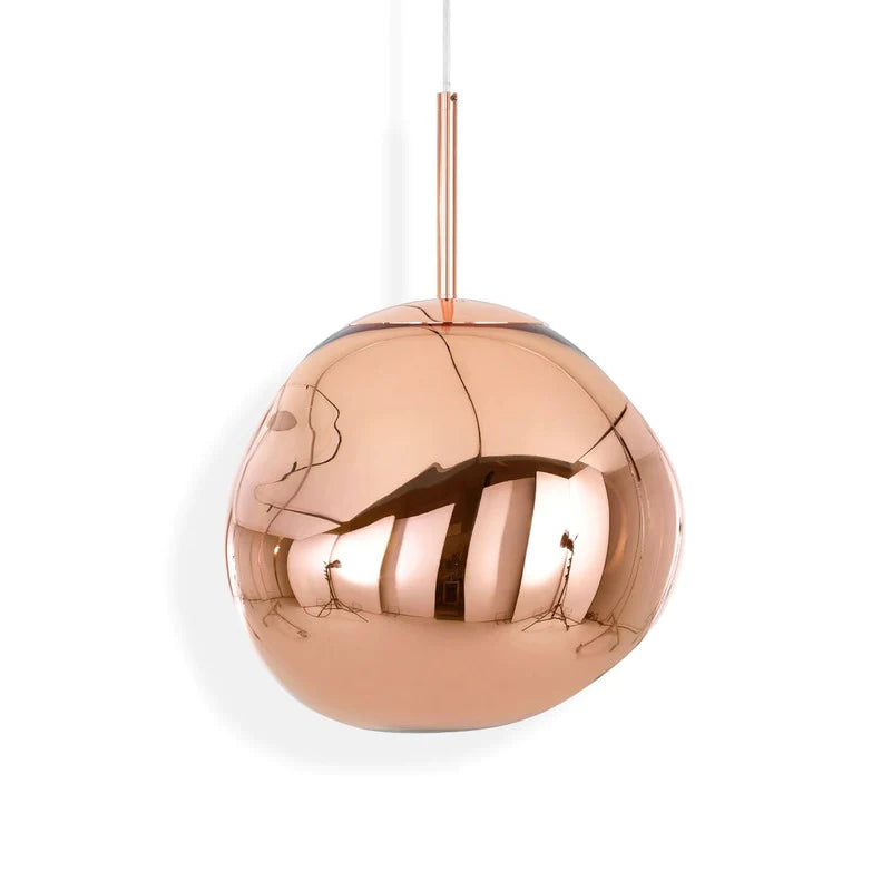Melt LED Pendant By Tom Dixon, Size: Small, Finish: Copper