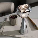 Melt Portable Table Lamp, Finish: Silver