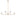 Mendota Linear Chandelier Satin Brass By Generation Lighting