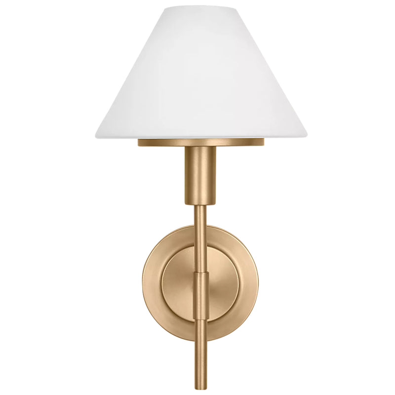 Mendota One Light Bath Light Satin Brass By Generation Lighting