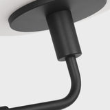 Mendota Vanity Light 2 Lights Midnight Black By Generation Lighting - Detailed View2